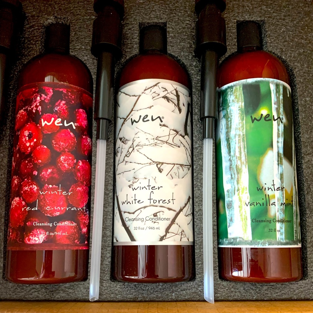 Wen cleansing conditioner winter scents.  They all smell wonderful